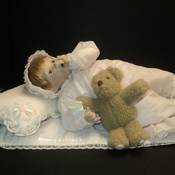 Vintage 1991 Hamilton Collection By Beverly Parker Doll Melissa 19" - Picture 1 of 11
